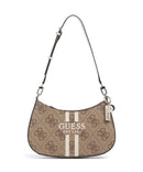 Guess Noelle 4G Logo Shoulder bag latte logo