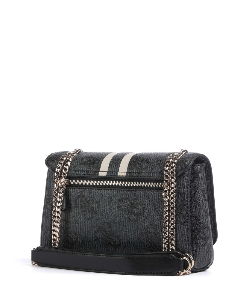 Guess Noelle 4G Logo Shoulder bag coal logo