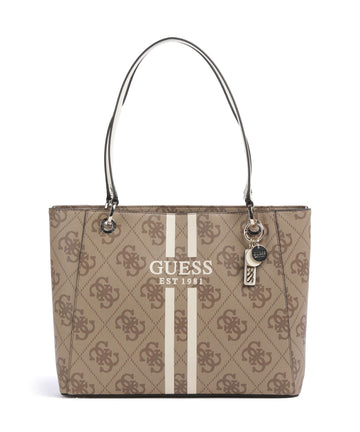 Guess Noelle 4G Logo Borsa shopper latte logo