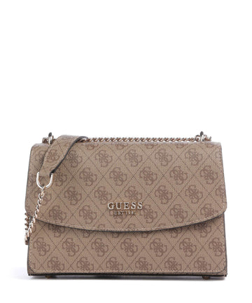 Guess Calista Borsa a spalla latte logo