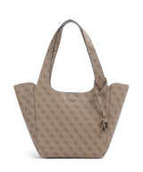 Guess Calista Tote bag latte logo