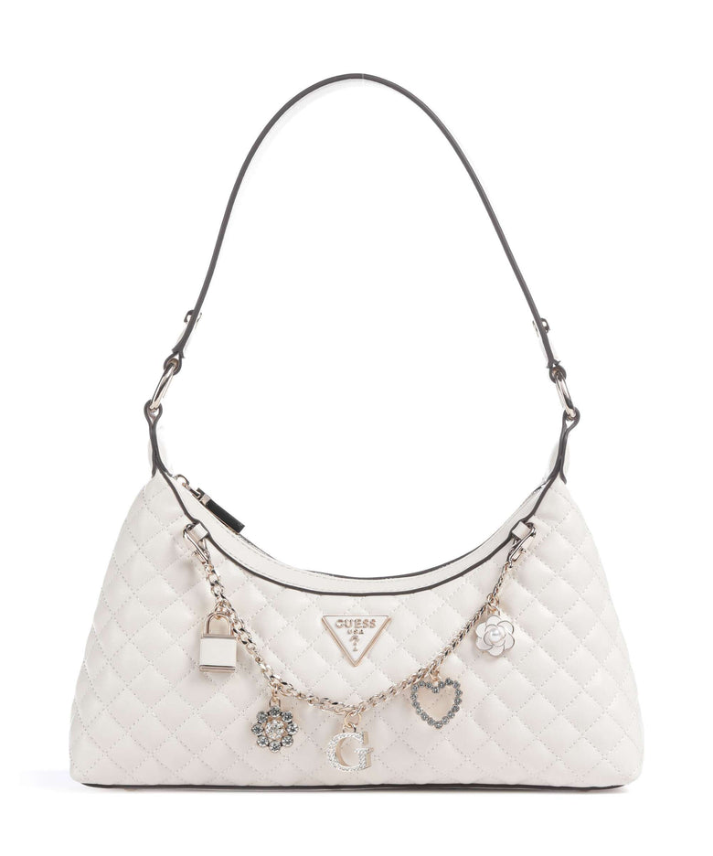 Guess Everlee Shoulder bag offwhite