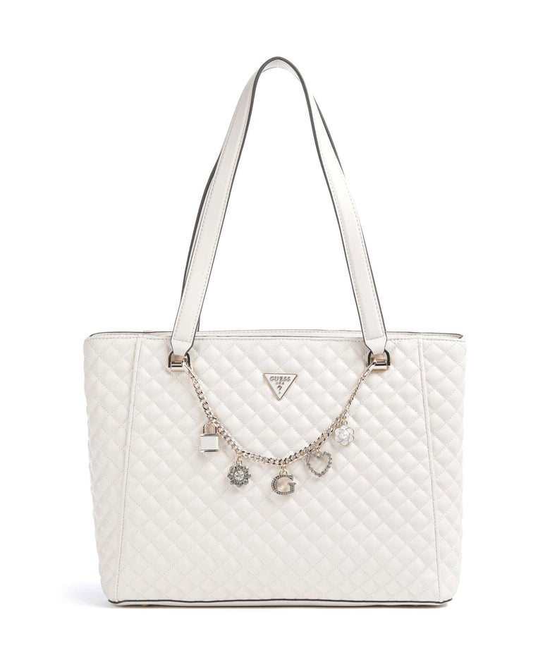 Guess Everlee Tote bag offwhite