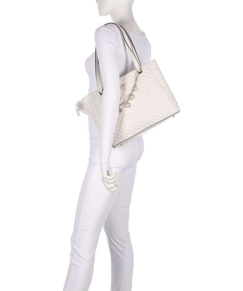 Guess Everlee Tote bag offwhite