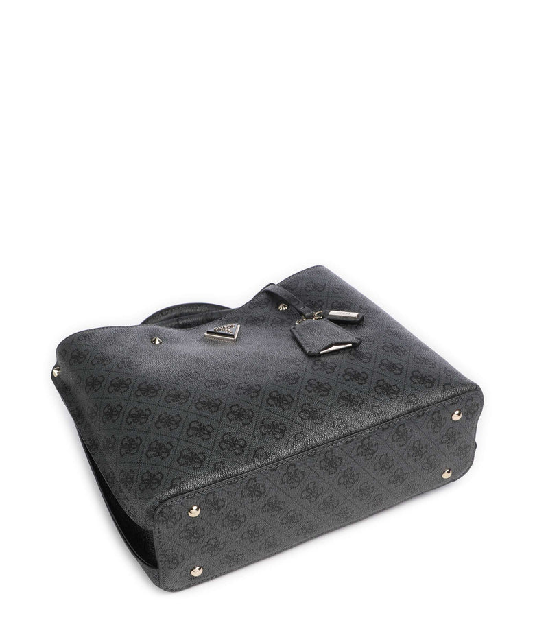 Guess Meridian Handbag coal logo