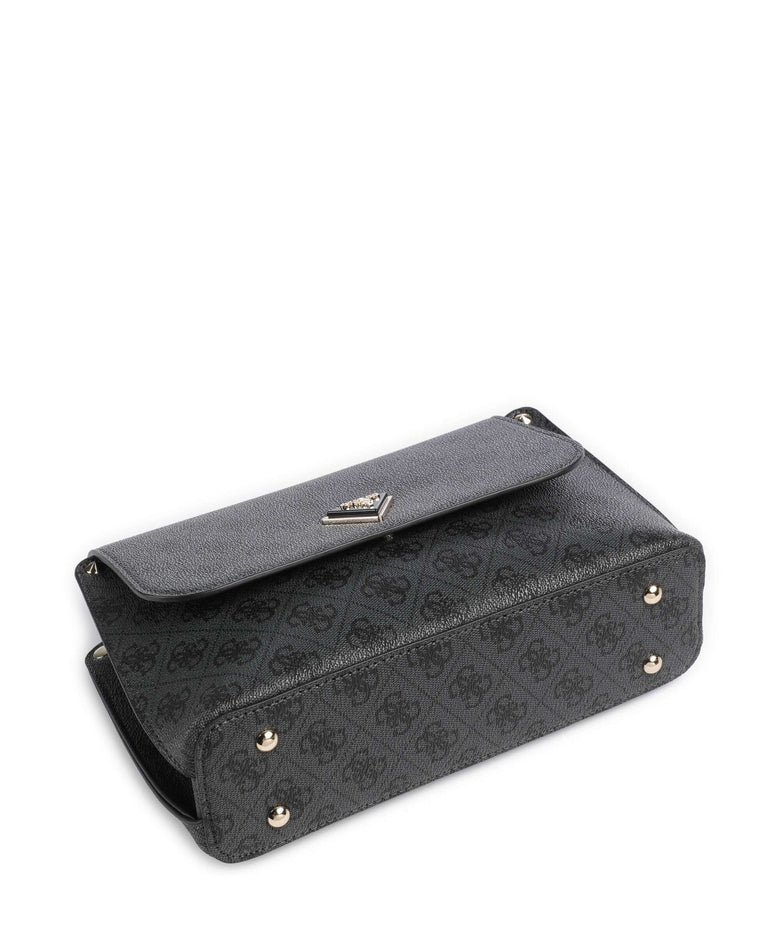 Guess Meridian Crossbody bag coal logo