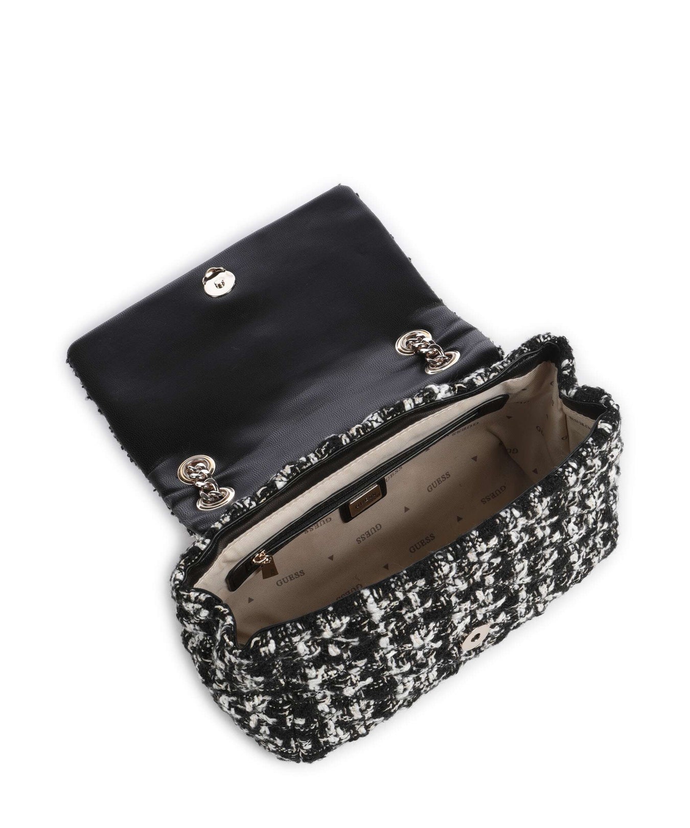 Guess Everlee Shoulder bag black/multicolour