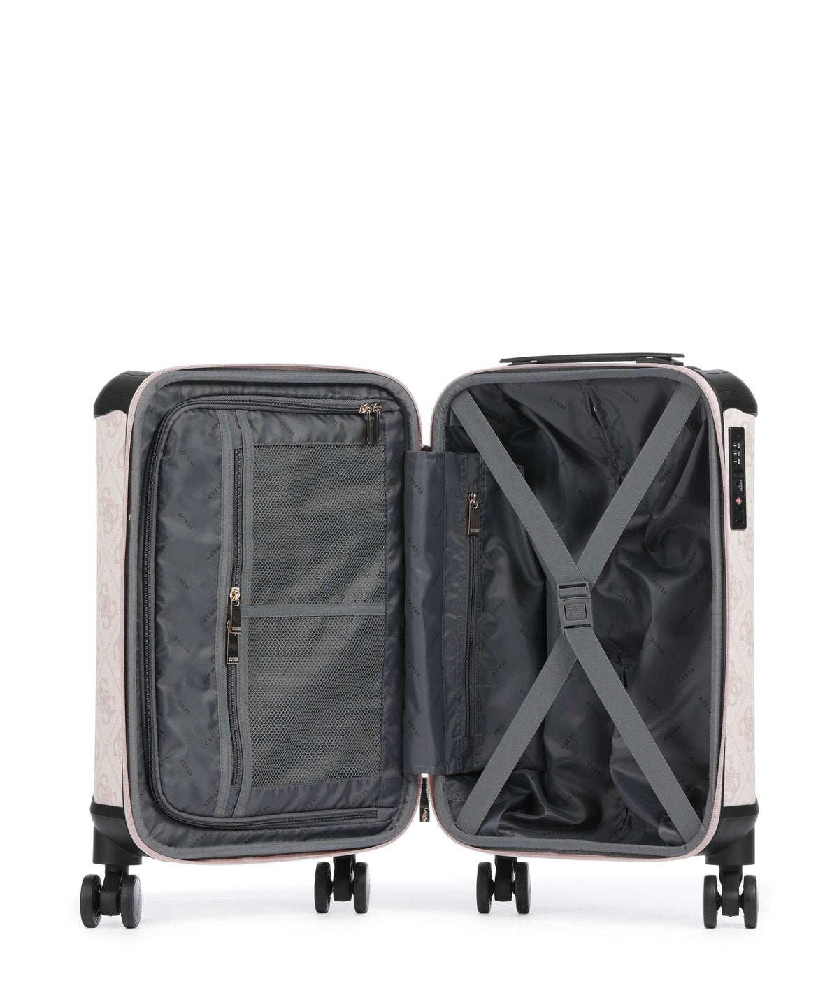 Guess Berta 4G Logo Spinner (4 wheels) rose water logo