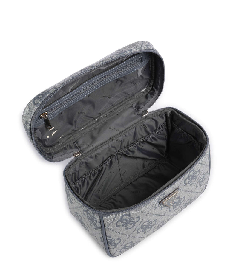 Guess Berta 4G Logo Toiletry bag slate grey