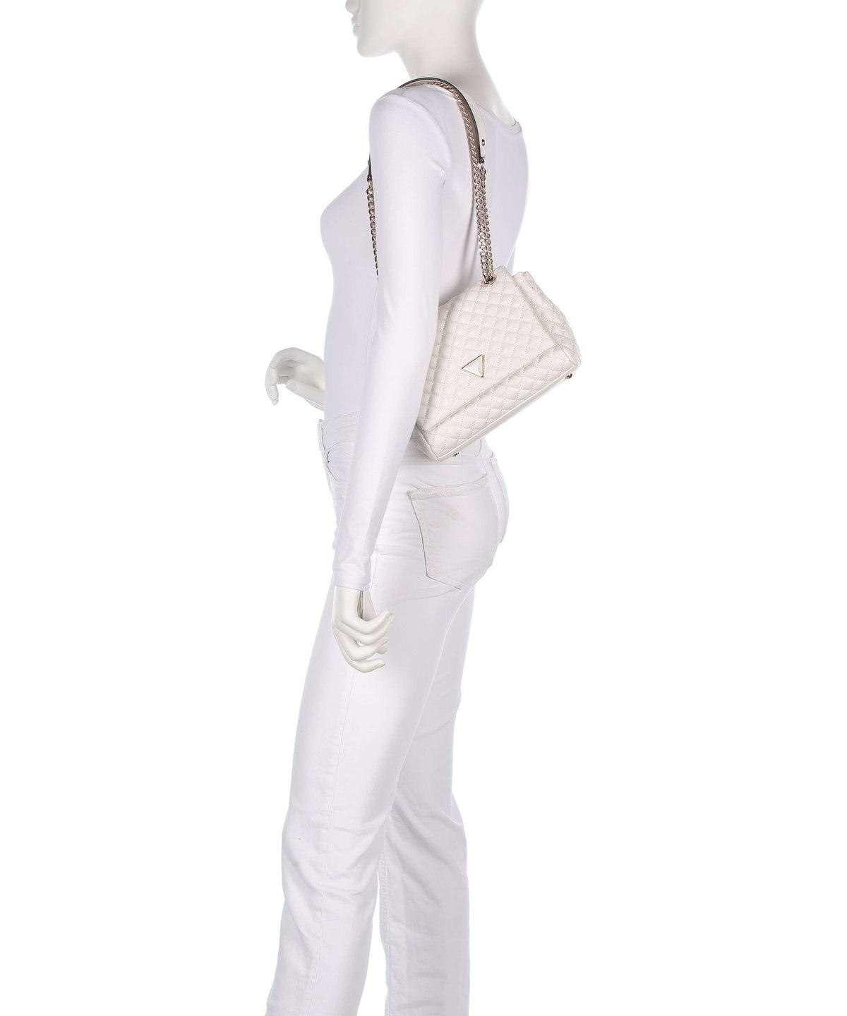 Guess Everlee Shoulder bag offwhite