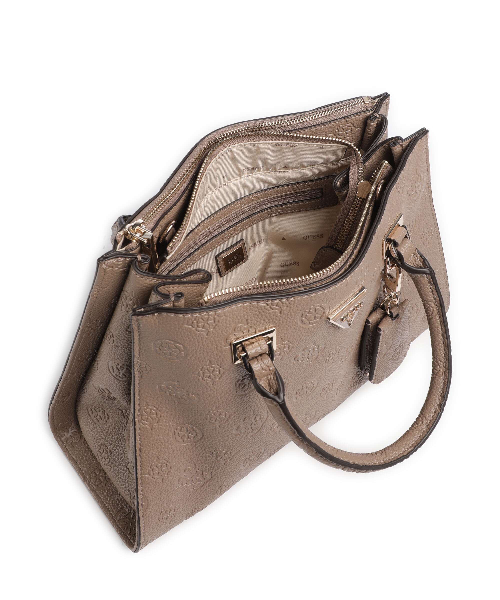 Guess Cresidia Handbag dark oak