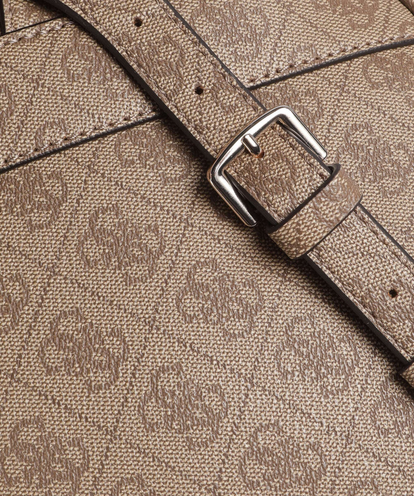 Guess Power Play Backpack latte logo