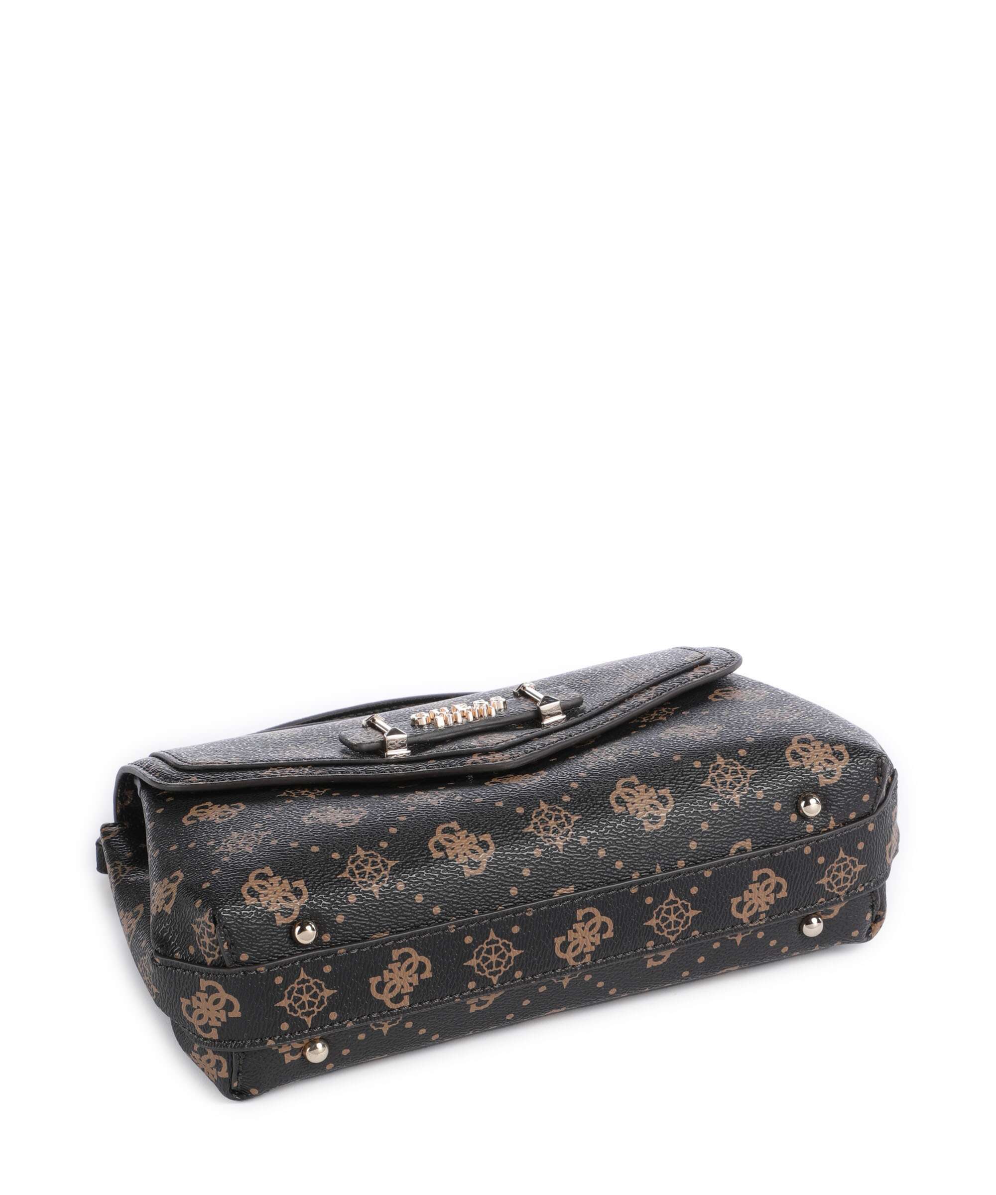 Guess Silia Shoulder bag espresso logo