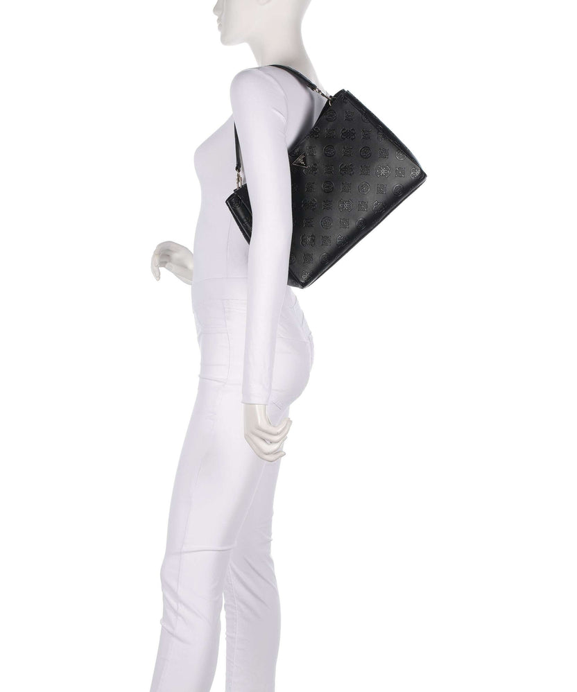 Guess Tisha Shoulder bag black logo