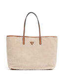 Guess Large Borsa shopper natural/cognac