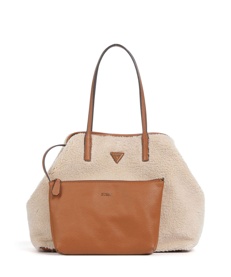 Guess Victtoria Large Tote bag natural/cognac