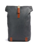 Brooks England Pickwick Cotton Canvas Small Zaino roll-top grey