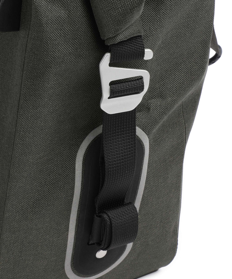 Brooks England Scape Large bike pannier mud green