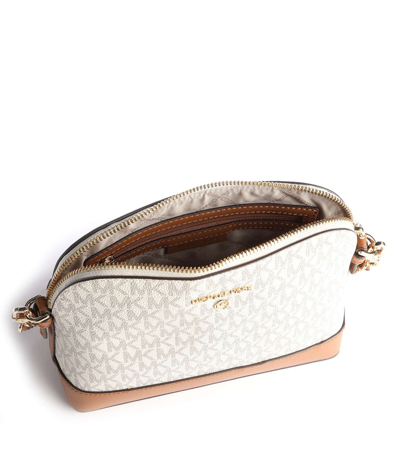 Michael Kors Jet Set Charm Crossbody bag vanilla/acorn