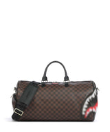 Sprayground Sharks in Paris Blur Borsone da weekend dark brown