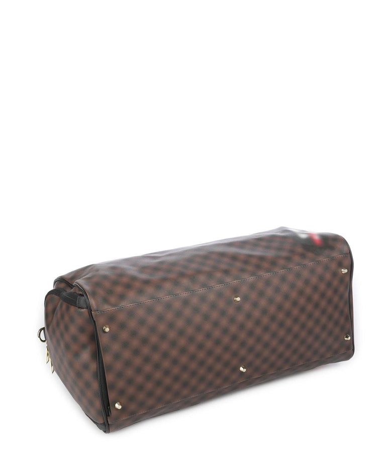 Sprayground Sharks in Paris Blur Weekend bag dark brown