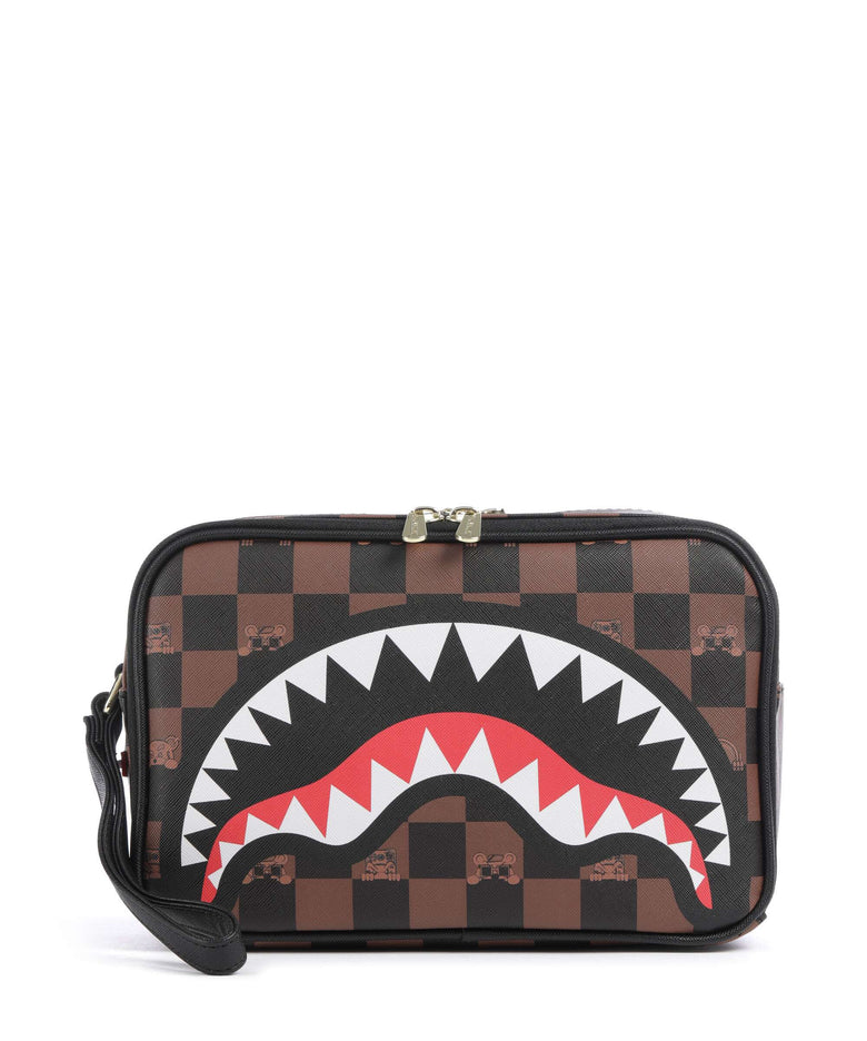 Sprayground Peeking Character Check Toiletry bag multicolour
