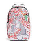 Sprayground Looney Tunes Graffiti Bugs Zaino white