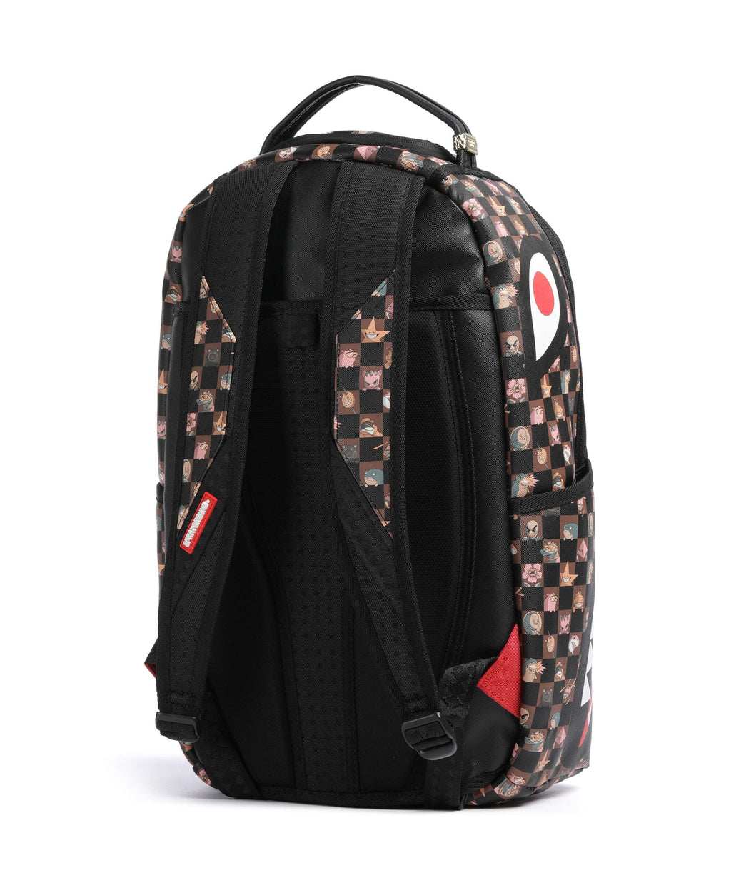 Sprayground Peeking Characters Remix Backpack brown