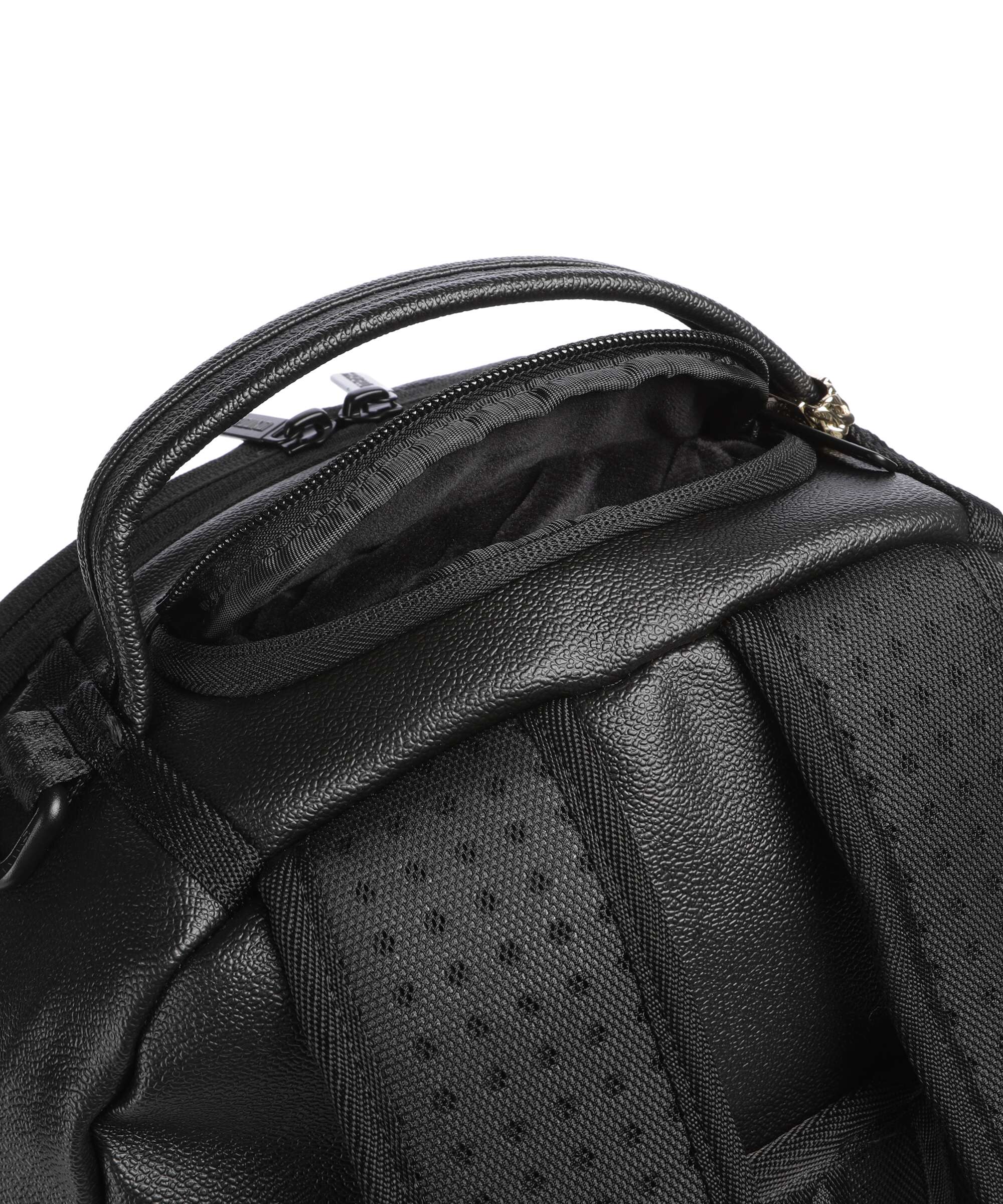 Sprayground Gold Brick Luxe Backpack black