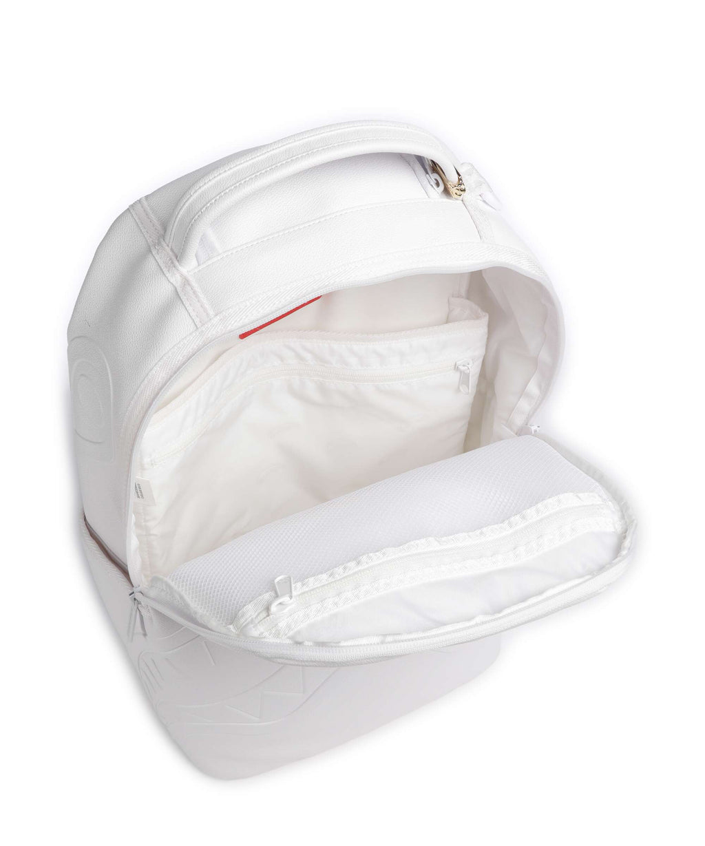 Sprayground Gold Brick Luxe White Backpack white
