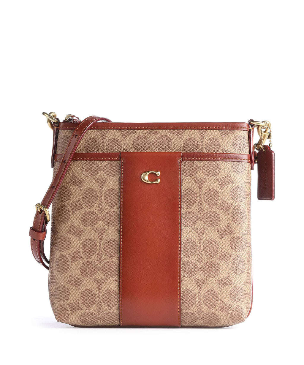 Coach Kitt Crossbody bag tan rust