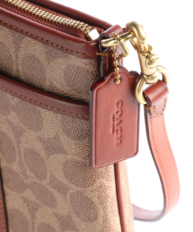 Coach Kitt Crossbody bag tan rust