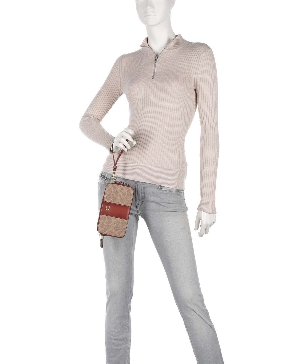 Coach Kira Crossbody bag tan rust