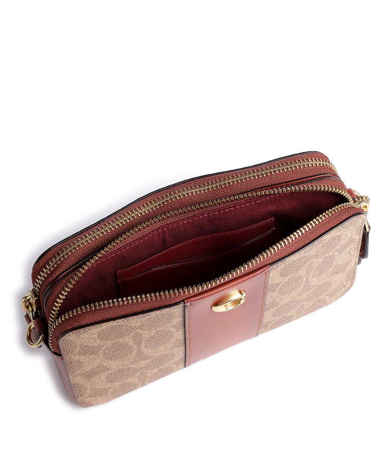 Coach Kira Crossbody bag tan rust