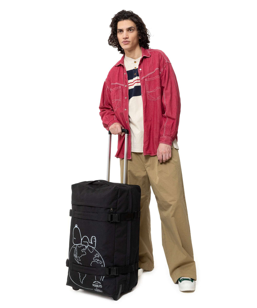 Eastpak Transit'R M Travel bag with wheels peanuts placed