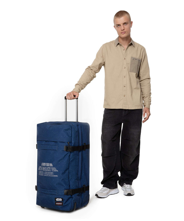 Eastpak Star Wars Transit'r L Travel bag with wheels street tags blue