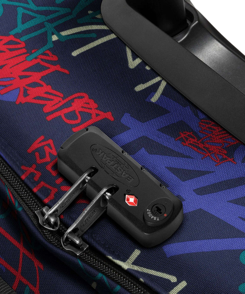 Eastpak Tranverz M Travel bag with wheels street tags blue