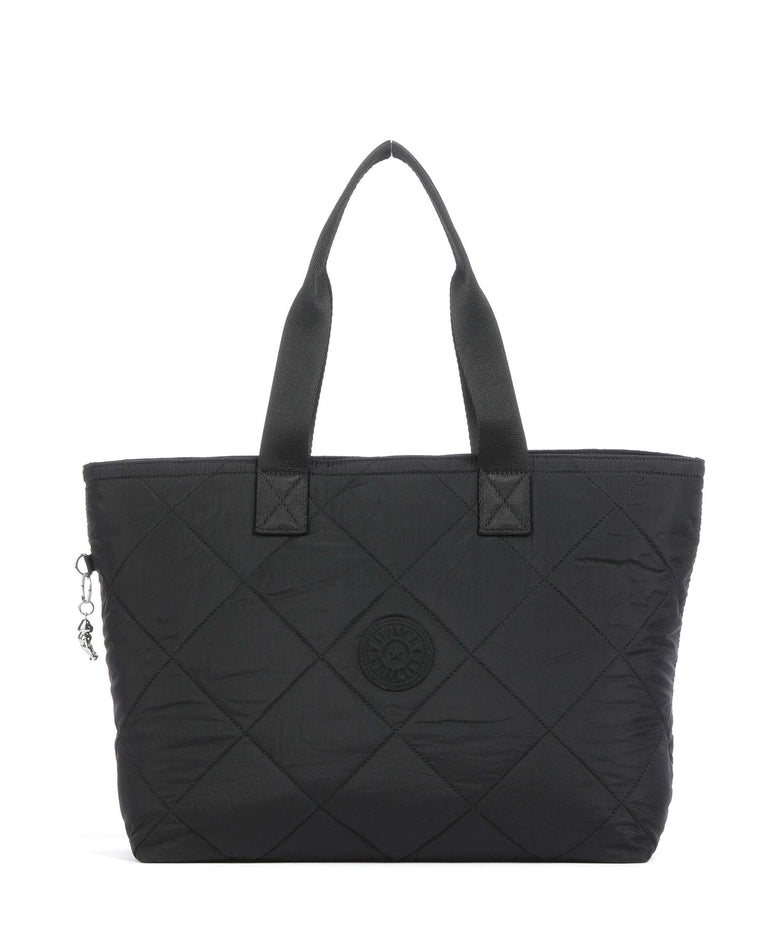 Kipling Crinkled Quilt Colissa Up Tote bag cosmic black