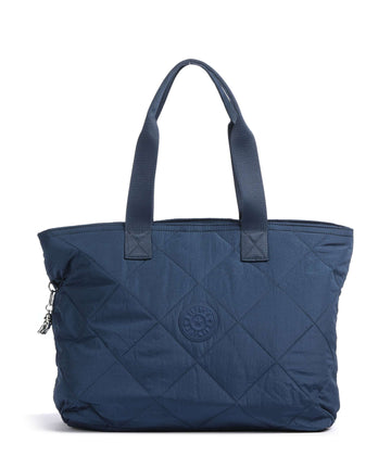 Kipling Crinkled Quilt Colissa Up Borsa shopper airy blue
