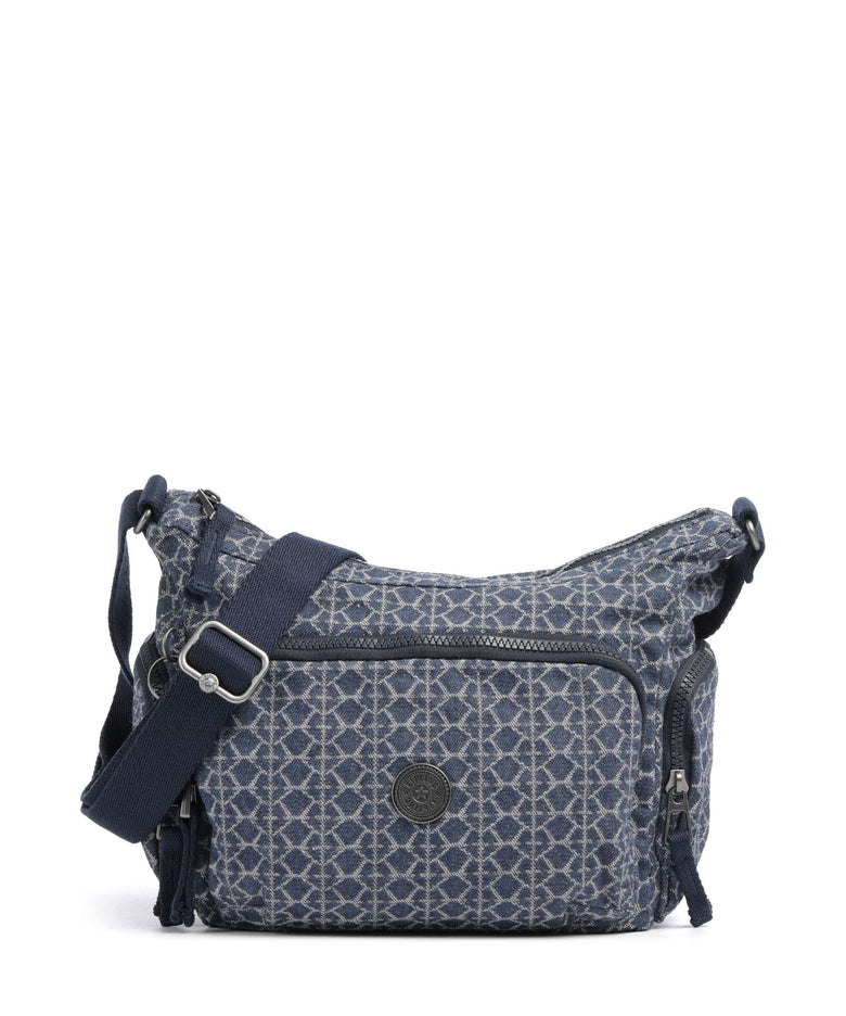 Kipling Denim Love Gabb S Crossbody bag signature denim