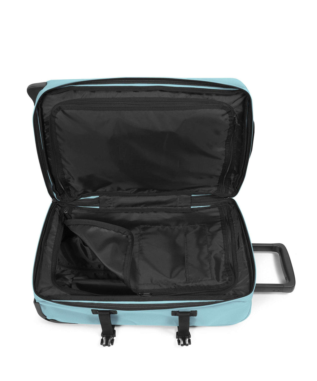 Eastpak Tranverz M Travel bag with wheels waterfall blue
