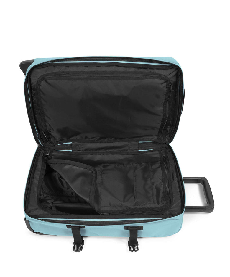 Eastpak Tranverz M Travel bag with wheels waterfall blue