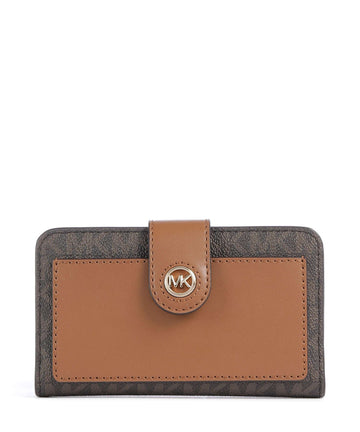 Michael Kors MK Charm Portafoglio brown/acorn
