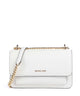 Michael Kors Claire Large Borsa a spalla optic white