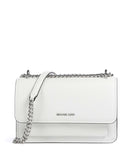 Michael Kors Claire Large Borsa a spalla optic white