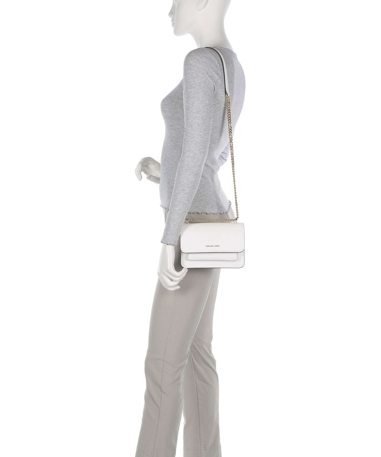 Michael Kors Claire Small Shoulder bag optic white