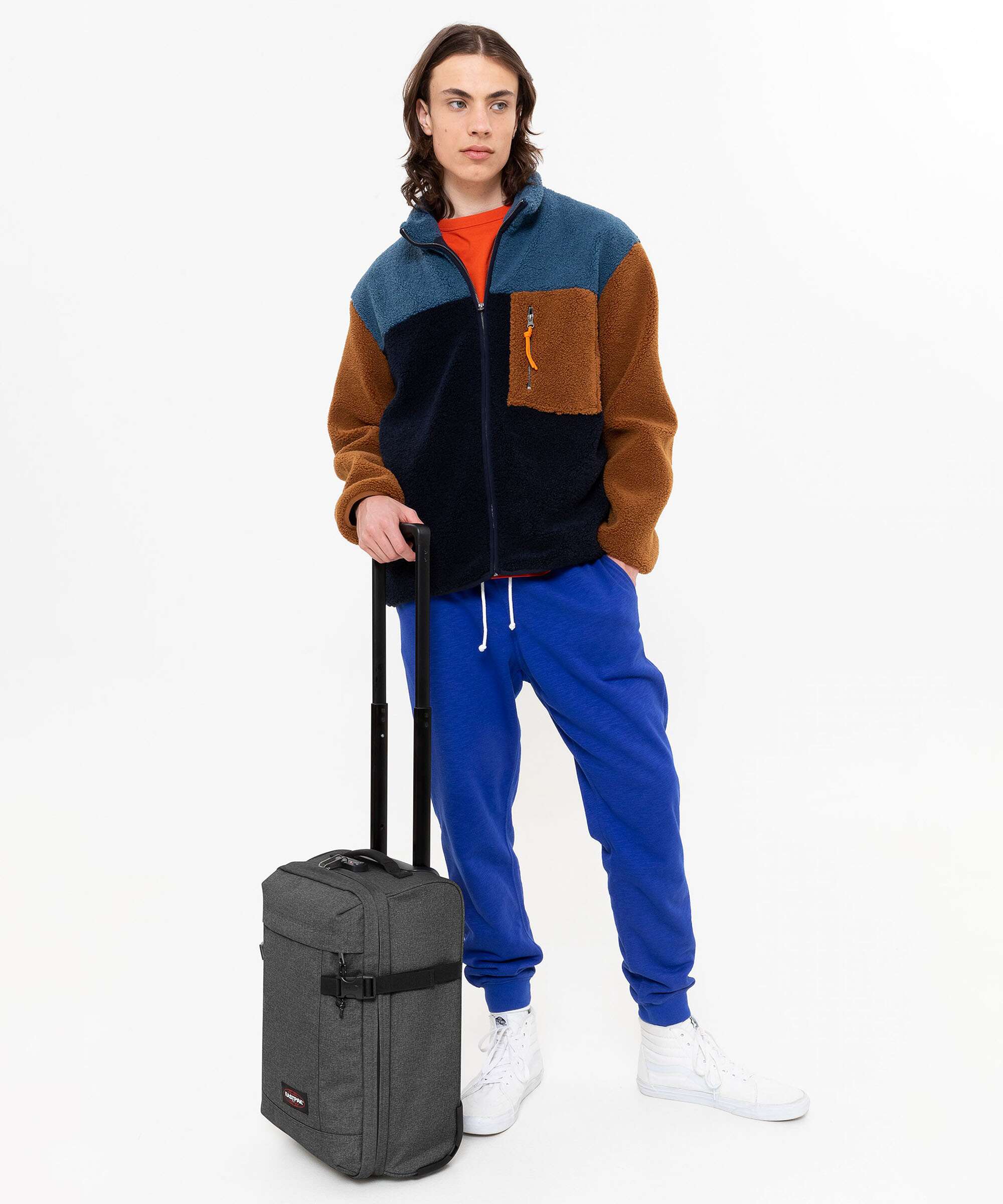 Eastpak Tranverz XXS XXS Travel bag with wheels black denim