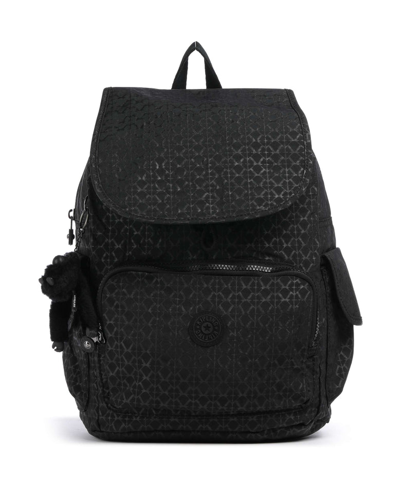 Kipling Basic City Pack Backpack signature embossed