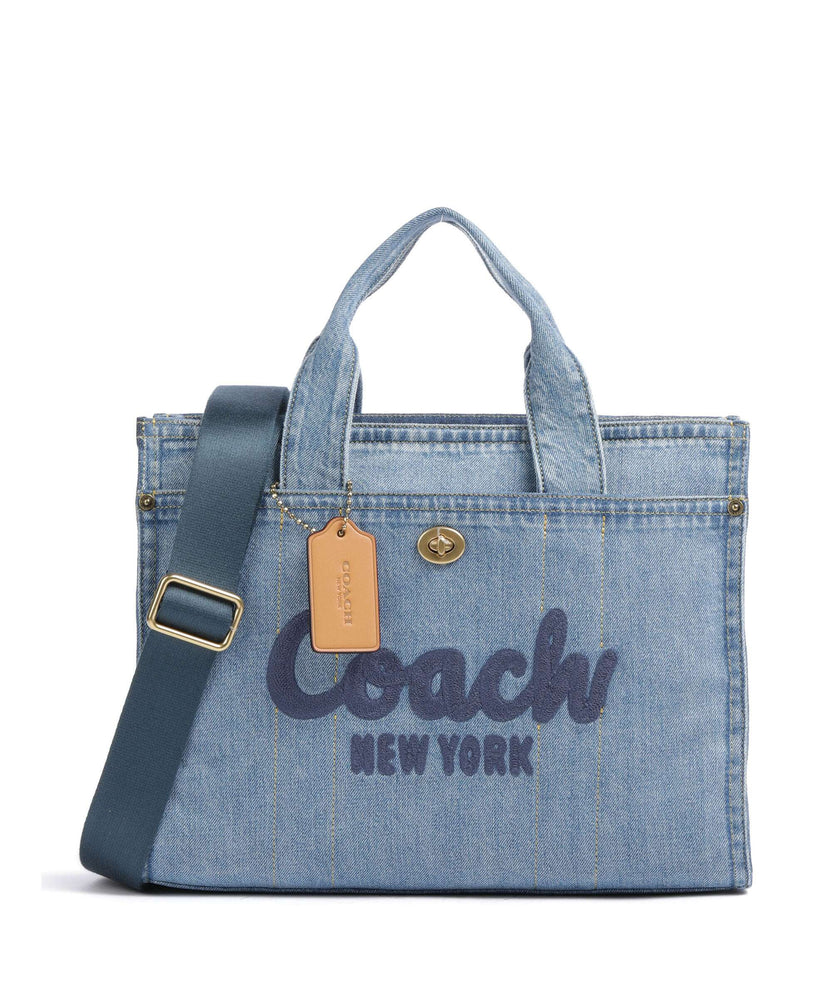 Coach Cargo Denim Handbag indigo