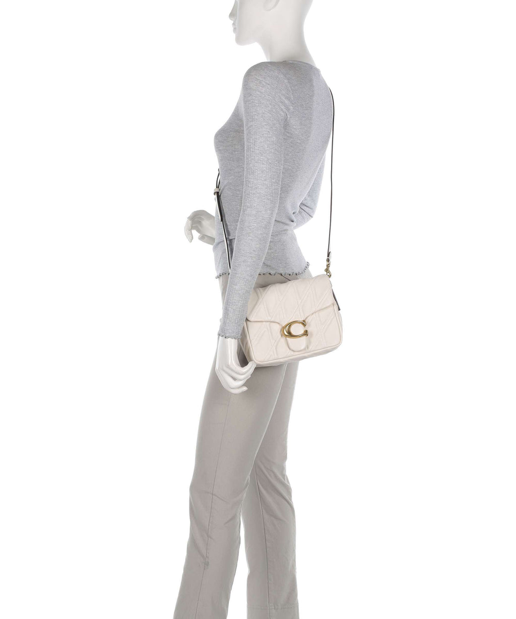 Coach Tabby Quilted Shoulder bag chalk